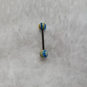 16 Gauge Surgical Steel Tongue Ring Barbell